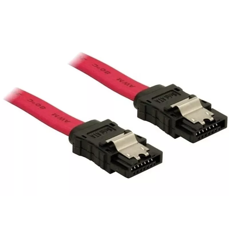 SATA kabelis DeLOCK 84302 0,5 m sarkans