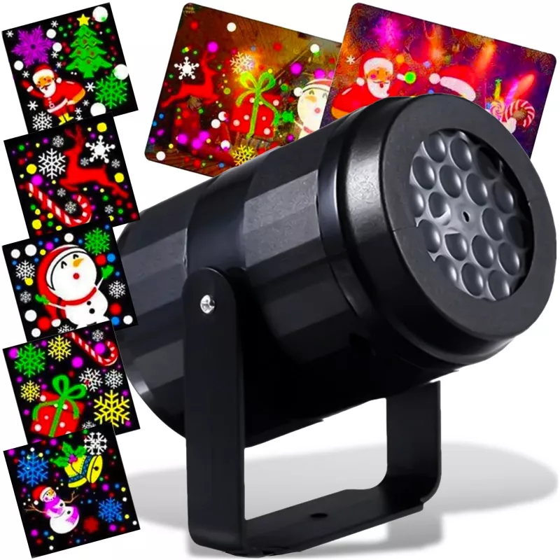 LED Ziemassvētku lāzerprojektors Extralink EX.73509 mājas dekoratīvajam apgaismojumam