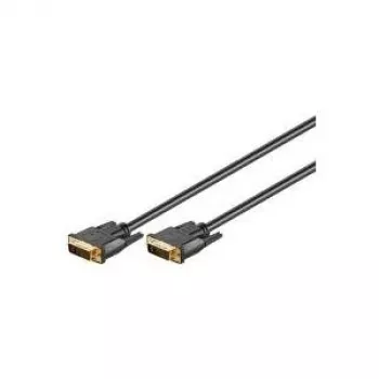 Wentronic Goobay - DVI kabelis - Dual Link - DVI-I (V) - DVI-I (V) - 10,0 m - skrūvveida stiprinājumi - melns (69208)