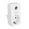 LogiLink PA0263 Pārsprieguma aizsargs Balts 1 maiņstrāvas kontaktligzda 230 V
