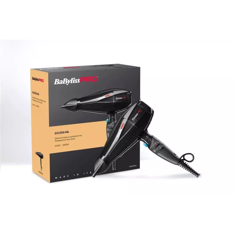BaByliss Excess-HQ matu žāvētājs 2600 W melns