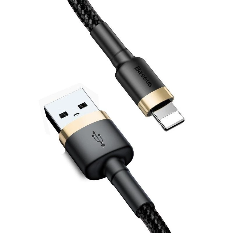 Baseus Cafule kabelis USB Lightning 1,5 A 2m (zelta+melns)