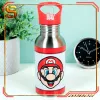 Paladone Super Mario metāla ūdens pudele ar salmiņu