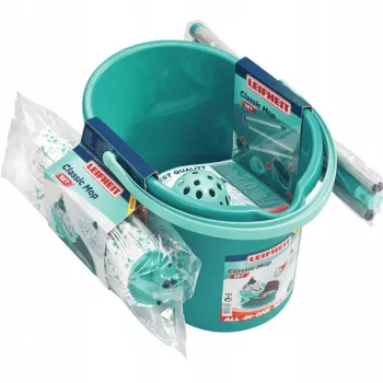 Grīdas tīrīšanas komplekts Leifheit Classic Mop (modelis ) grīdas mops ar maināmu uzgali