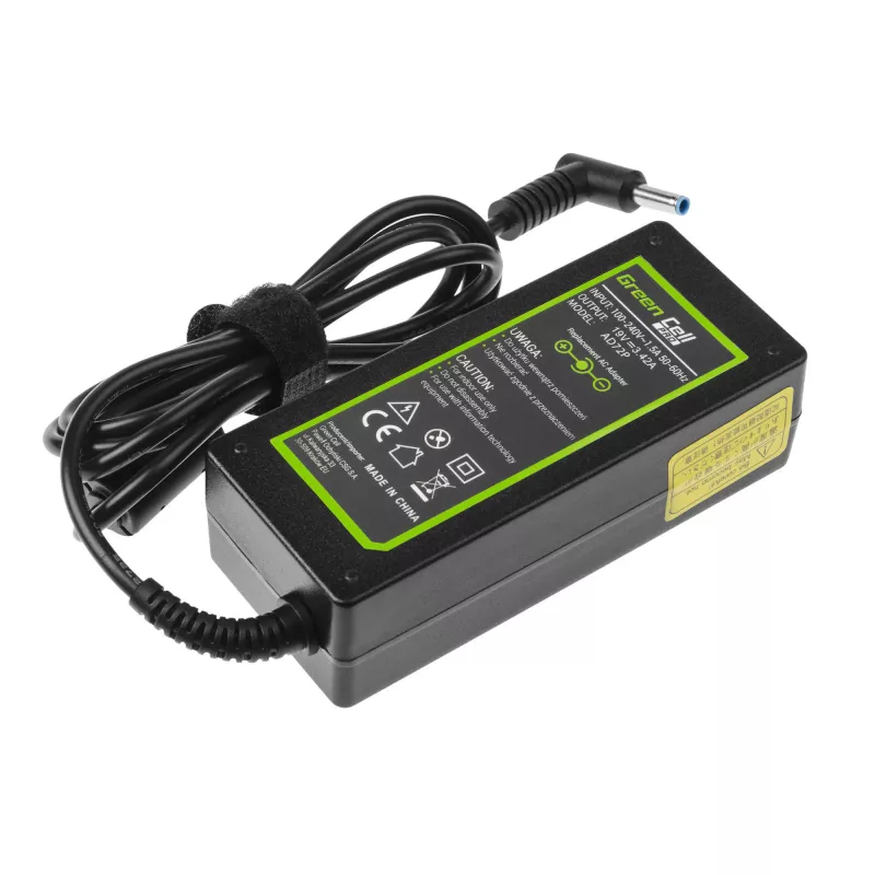 Strāvas adapteris zaļa Cell AD72P Indoor 65W melns