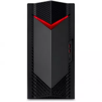 Acer Nitro 50 N50-660 spēļu dators (tornis), Intel Core Ultra 7 265F, 32 GB DDR5, 1 TB M.2 SSD, NVIDIA GeForce RTX 5060 8 GB, Wi-Fi 7, Bluetooth 5.3, Windows 11 Home, melns/sarkans