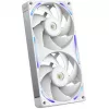 Datora korpusa ventilators NZXT F240X 120 mm balts, 1 gab., 240×120×30 mm
