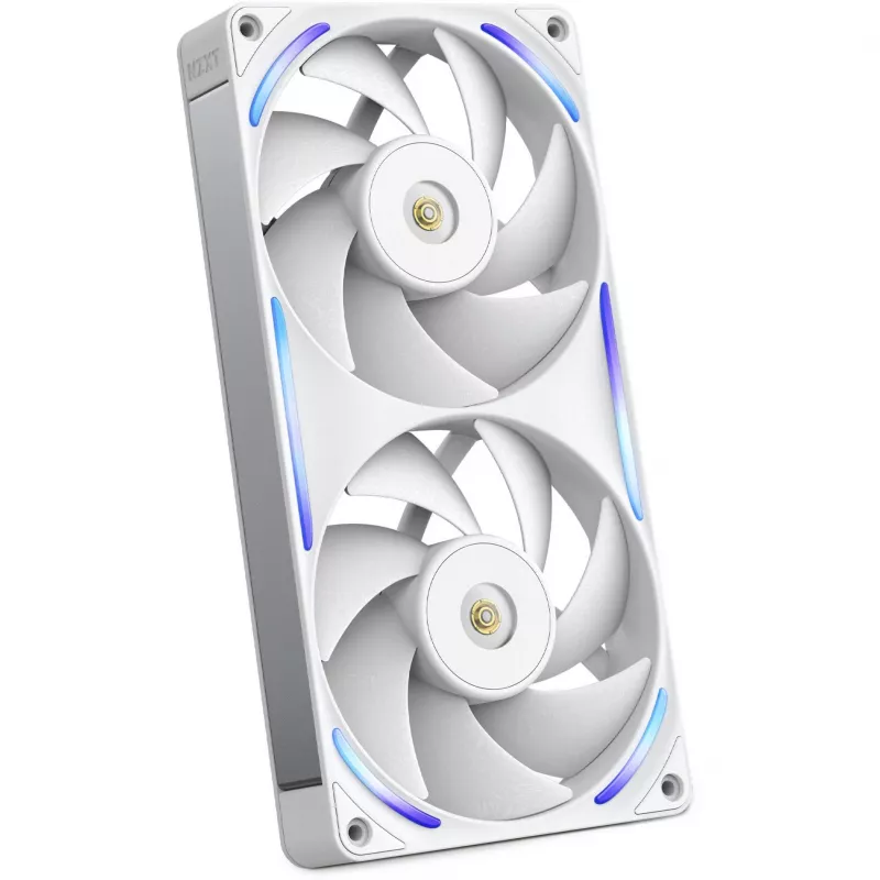 Datora korpusa ventilators NZXT F240X 120 mm balts, 1 gab., 240×120×30 mm