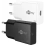 WENTRONIC USB-C PD GaN lādētājs plāns 25W balts – viens USB-C strāvas ports, kompakts dizains