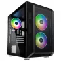 Kolink Citadel Mesh RGB Micro-ATX korpuss - melns