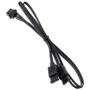 Kabeļa adapteris Kolink 4-pin vēdeklim uz 3-pin 5V ARGB, 0,4 m