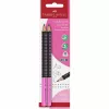 FABER-CASTELL zīmulis Jumbo Grip Two Tone 2xBS BK