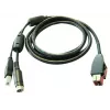 HP - barošanas USB kabelis - priekš Engage Thermal čeku printera, Engage One, RP9 G1 mazumtirdzniecības sistēmas (BM477AA)