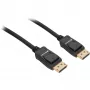 DisplayPort kabelis Sharkoon 1.4 8K 3 m, DisplayPort 1.4, 3 m garums, atbalsta 8K izšķirtspēju
