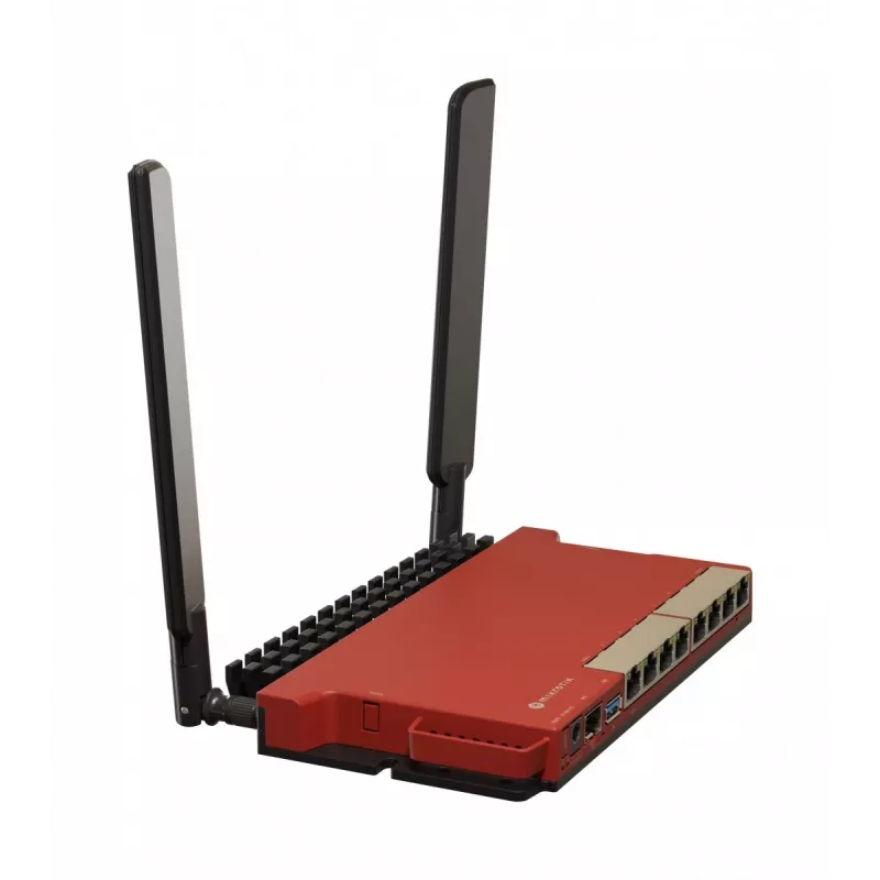 Mikrotik L009UiGS-2HaxD-IN bezvadu maršrutētājs Gigabit Ethernet vienas joslas (2,4 GHz) sarkans