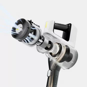 Putekļsūcējs ar akumulatoru Kärcher VCS 3 Nano — baterija, HEPA filtrs, bezmaisiņa 0,6 L, 2,5 Ah, melns