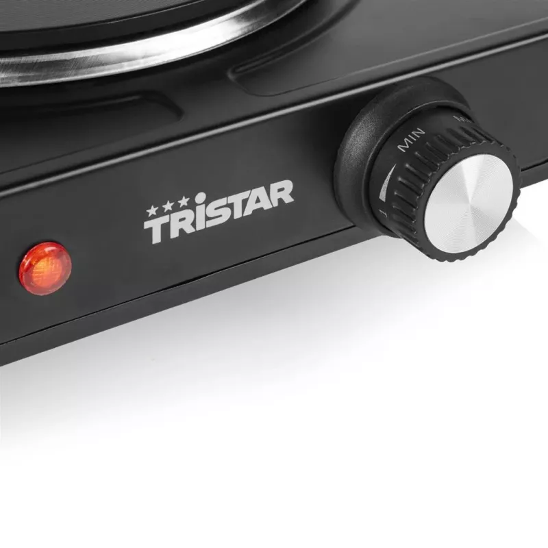 Tristar galda plīts | KP-6151 | Degļu/gatavošanas zonu skaits 1 | Melna | Elektriska