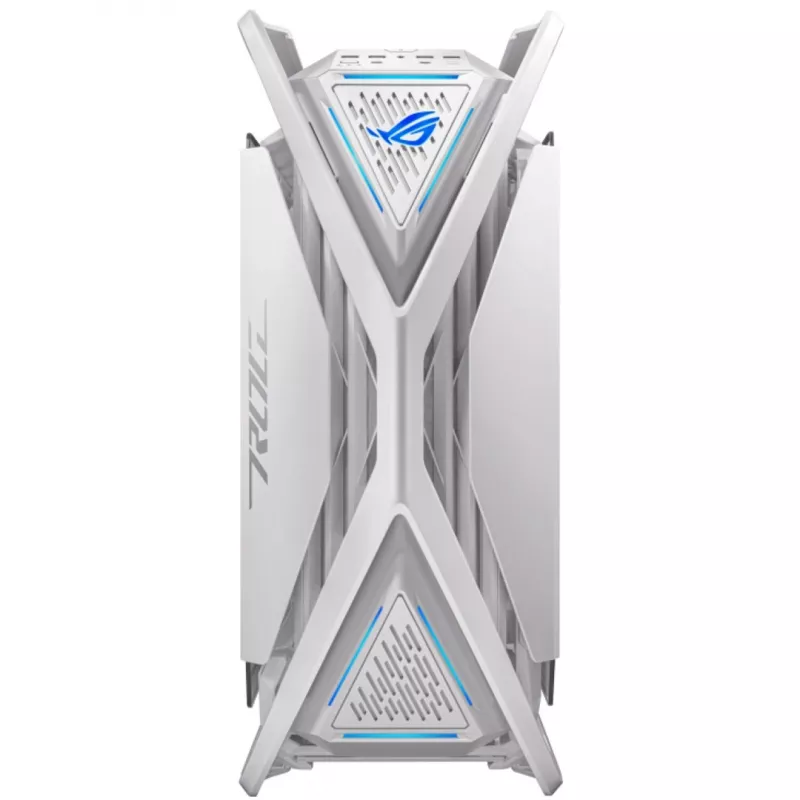 ASUS ROG GR701 Hyperion White, PC, Balts, ATX, EATX, micro ATX, Mini-ITX, Alumīnijs, Multi, Priekšpuse