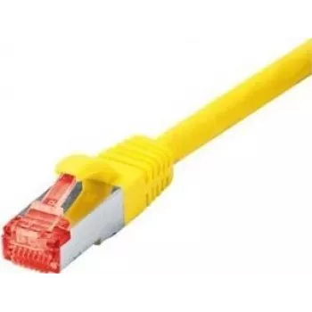 Tecline exertis Connect - komutācijas kabelis - RJ-45 (V) uz RJ-45 (V) - 10 m - SSTP kabelis - CAT 6 - halogēnu nesaturošs - dzeltens (71510Y)