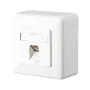 METZ CONNECT BTR E-DAT C6 8(8) AP - sienas kārba - RJ-45 - tīri balta, RAL 9010 (1307370002-I)
