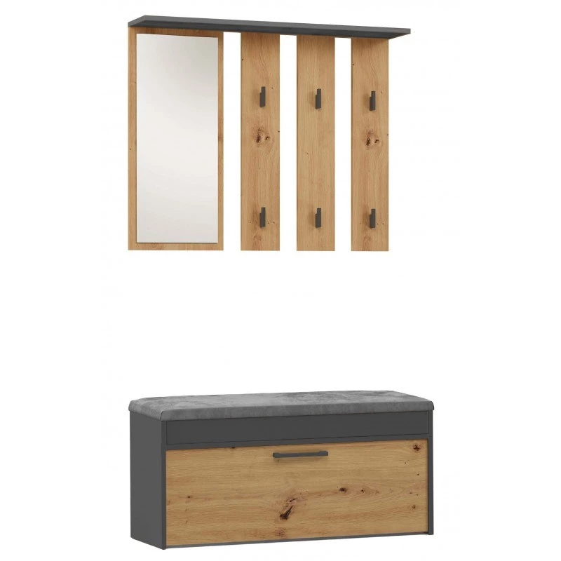 Topeshop GAR PARMA ANT/ART entryway Skapis