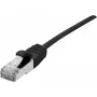 Dexlan tīkla kabelis 858735 0,3m Cat6a S/FTP melns