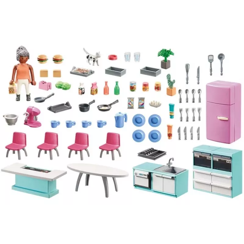 Virtuve Playmobil Mana Dzīve Virtuve 71608 Daudzkrāsaina Plastmasa 4-10 gadi