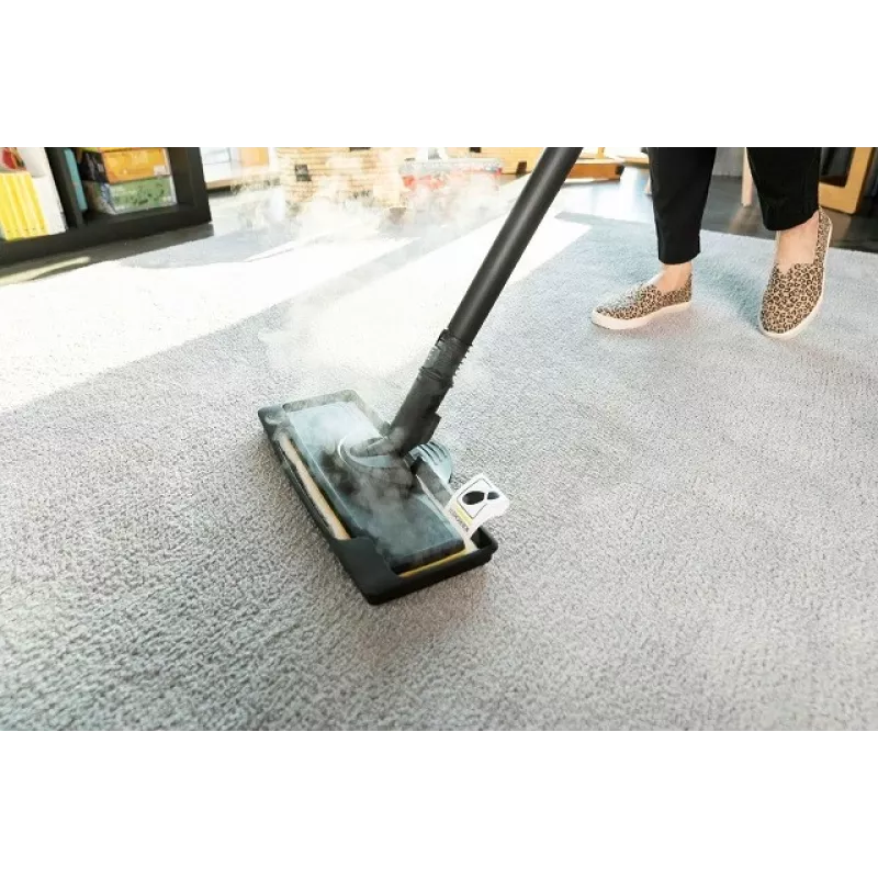 Tvaika mops Kärcher SC 3 EasyFix Plus — 1 L ūdens tvertne, 1900 W, 3,5 bāru tvaika spiediens, balts