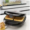 Clatronic ST/WA 3670 sviestmaižu cepamierīce 800 W Melna, nerūsējošais tērauds