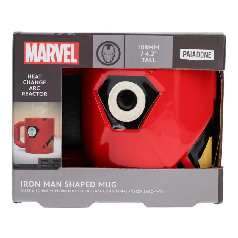 Kruze Paladone Iron Man veidota sarkana 0.5L viena