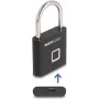 Piekaramā atslēga Navilock 20965 biometriskā pirkstu nospiedumu atslēga 75×45 mm melna