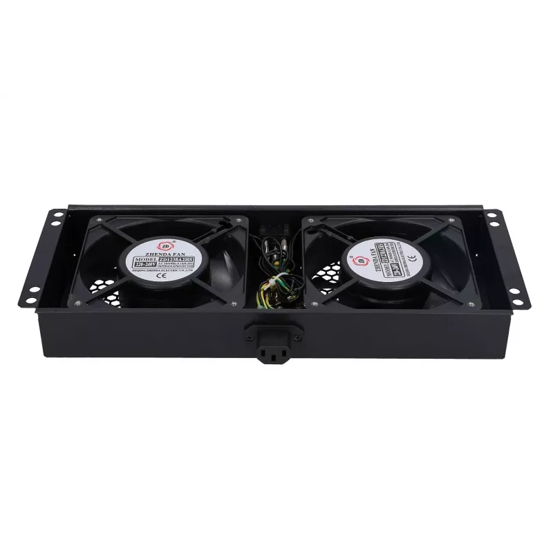 Dzesēšanas ventilators Extralink EX.8673 4 virzienu ventilatora bloks stāvošiem skapjiem 2 m kabelis ar ES spraudni