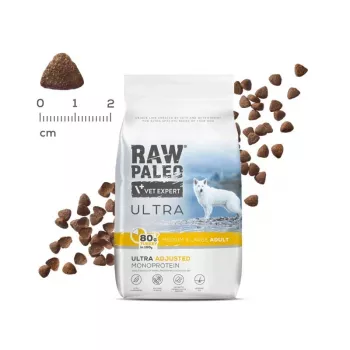 RAW PALEO Ultra Medium&Large Adult Turkey - sauso suņu barība - 10 kg