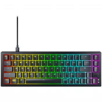 CHERRY K5V2 Kompakta spēļu tastatūra USB QWERTY angļu melna 67 taustiņu RGB LED