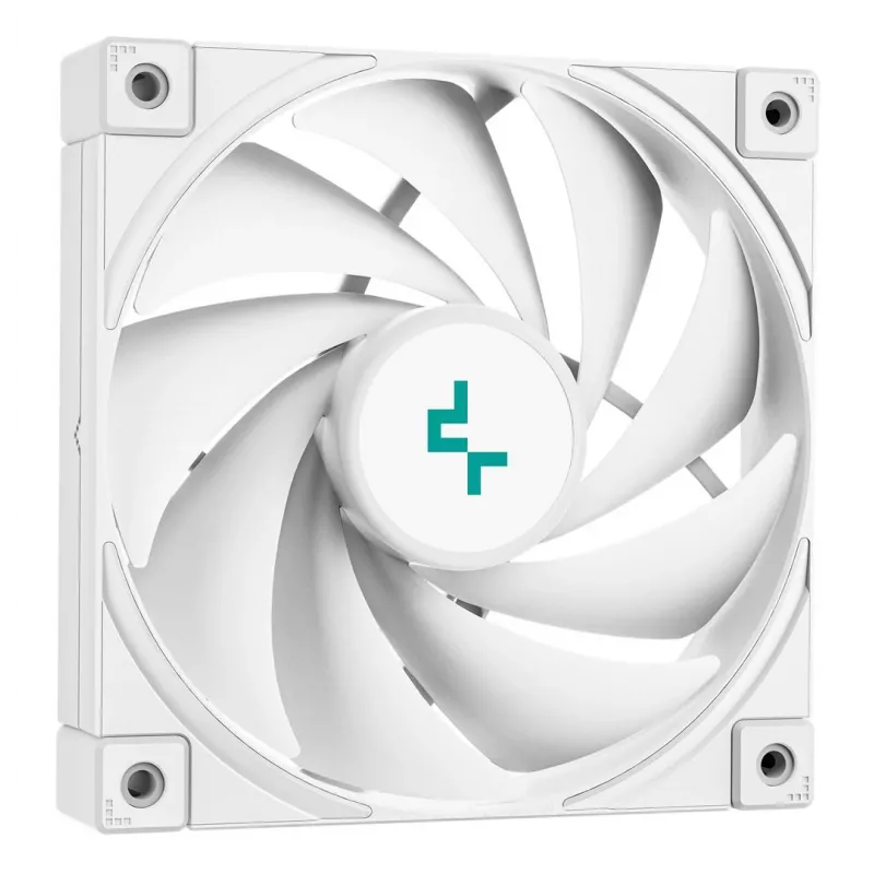 Gaisa dzesētājs DeepCool AK620 Digital SE balta — divi 120 mm ventilatori, 6 siltuma caurules, PWM, LGA 1700 atbalsts, iebūvēts displejs
