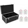 EUROLITE Light Set 4x AKKU TL-3 TCL balta — ar baterijām darbināms portatīvs apgaismojuma komplekts