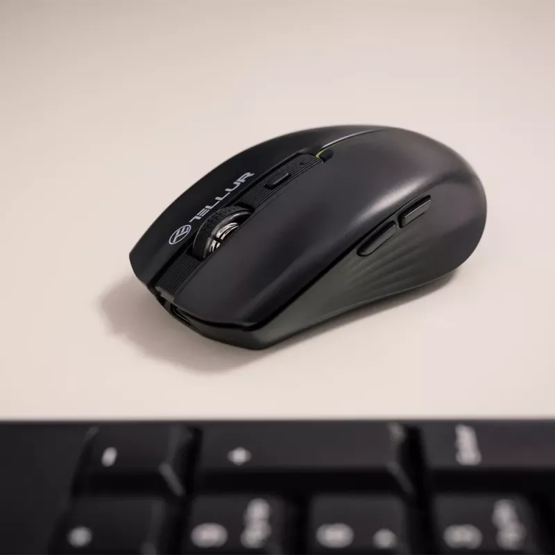 Tellur Silent Click Wireless pele Melns