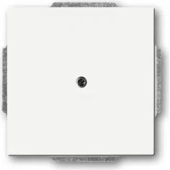 BUSCH JAEGER 1742-884 - balts - metāls - plastmasa - Busch-Jaeger - matēts - 63 mm - 63 mm