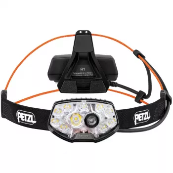 Galvas lukturītis Petzl NAO RL Melns Oranžs LED 1500 lm USB