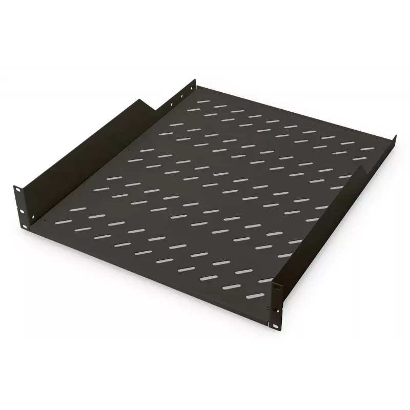 Plaukts fiksētai uzstādīšanai Digitus DN-19 TRAY-2-55-SW