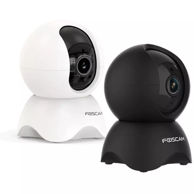 IP novērošanas kamera Foscam X5-WB Spuldze Iekštelpām Galds 2560×1920, Wi‑Fi & Ethernet, 6x digitālais tālummaiņa