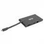 USB-C dokstacija - 4K HDMI, VGA, USB 3.2 Gen 1, USB-A/C centrmezgls, Gigabit Ethernet, atmiņas karšu sloti, 100 W PD uzlāde