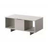 Kafijas galdiņš cama meble ALMA 100×55×55 cm, taisnstūrveida smilškrāsas galda virsma, kašmira apdare