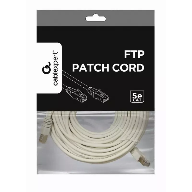 komutācijas kabelis CAT5E Ftp 15M/PP22-15M Gembird