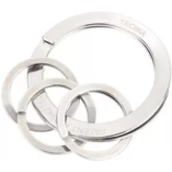 Atslēgu piekariņš TROIKA NAIL GUARD Sudraba Nerūsējošais tērauds 6 mm augstums 3,5 cm diametrs