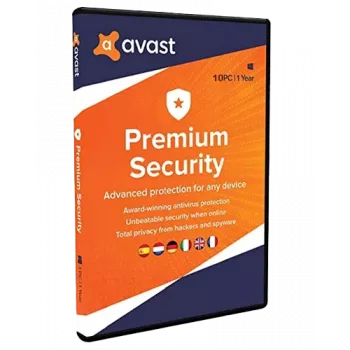 Avast Premium Security | 10 ierīces | 1 gads | Globāls
