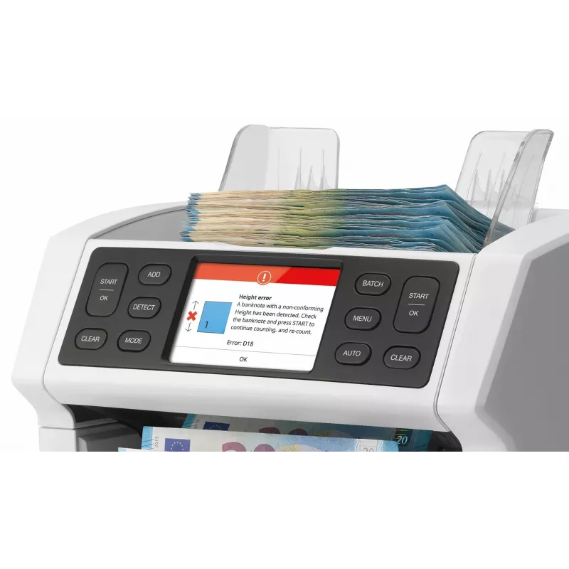 Banknošu skaitīšanas mašīna Safescan 2850 Balta LCD AC 110-240V