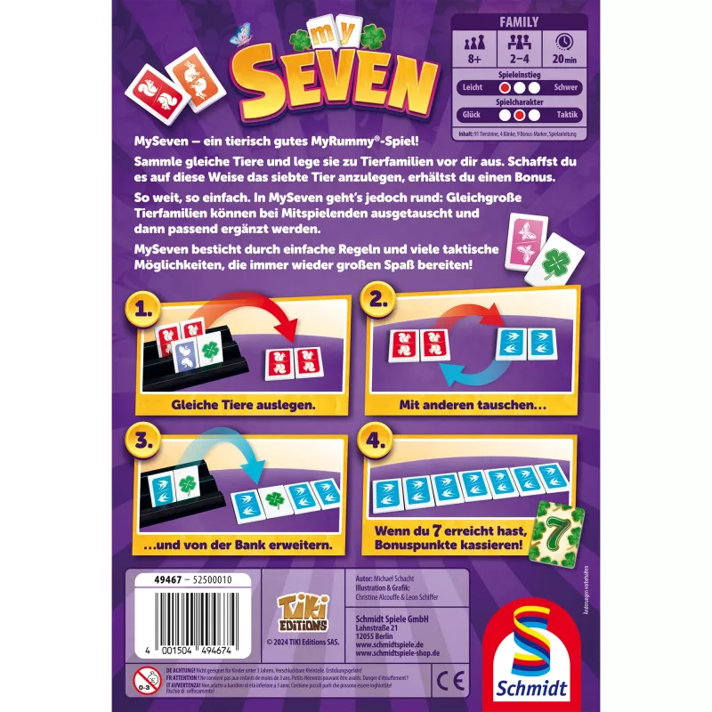 MySeven, galda spēle