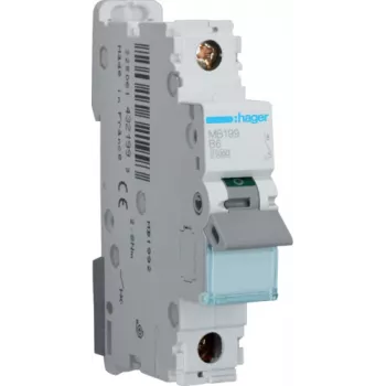 Hager MB199 B tipa 1P 1 moduļa automātiskais slēdzis (MB199)