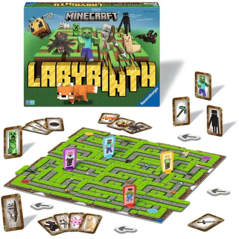Minecraft Labirints, galda spēle